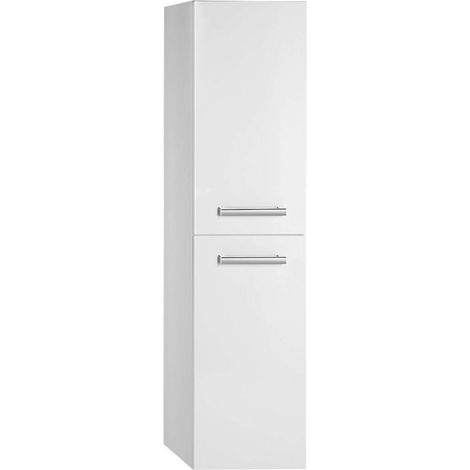 Aqualine Vega - Hängeschrank mit Korb 40x150x31 cm, weiß VG160