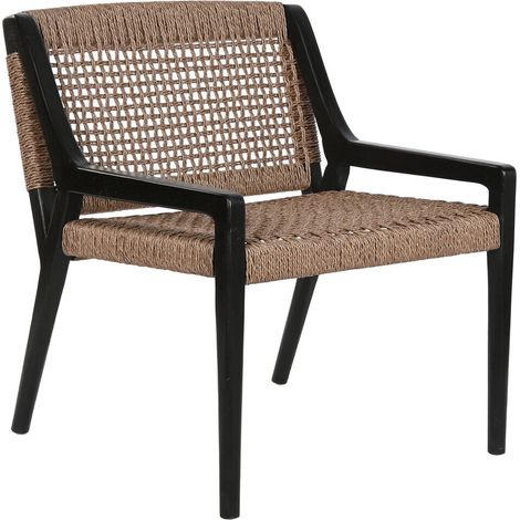 Silla Teca Fibra 65X62X72 Negro (1/5)