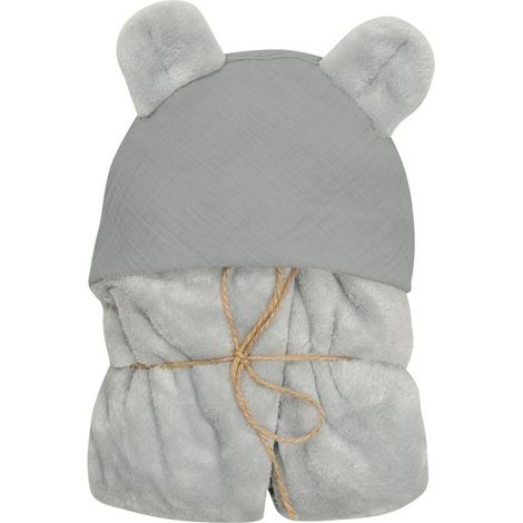 Couverture en MOUSSELINE KOALA avec capuche, 95x95 (1/5)
