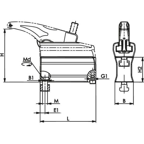 Élément intermédiaire Nr.7600Z M20 49 kN AMF (1/3)