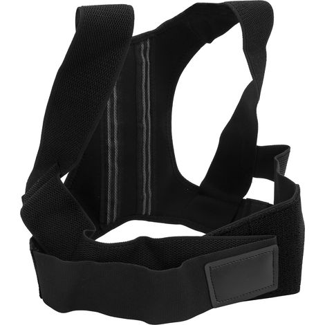 Sangle de soutien lombaire correctrice de posture assise réglable pour homme et femme, respirante (1/5)