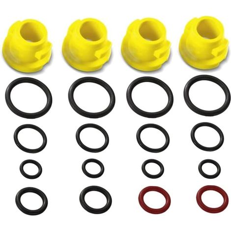 Kärcher Pressure Washer Accessory Replacement O-Ring Kit,Karcher Pressure Washer Air Nozzle and O-Ring Kit Compatible with Models,K1/K2/K3/K4 (1/5)