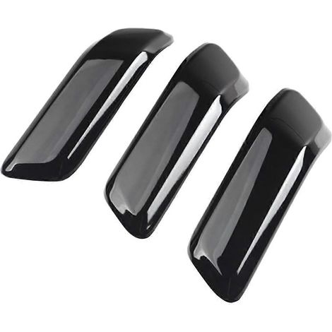 Pour Land Rover Defender 110 2020-2023 (conduite à gauche) : cache-poignée de porte intérieure décoratif, autocollant noir brillant. (1/5)