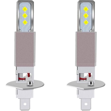 Ampoule LED H1 pour phare de moto – Lot de 2, 20000LM, lumière blanche 6000K, 6500K, haute puissance IP68 étanche (1/5)