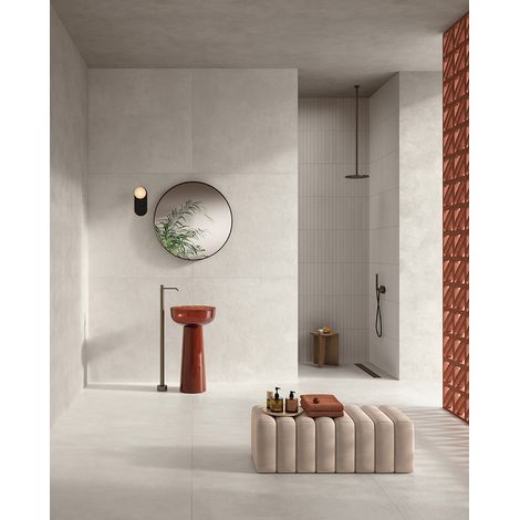 Carrelage Effet Béton TIMELINE (DC) - Naturelle - 60x120x0,85cm (1/5)