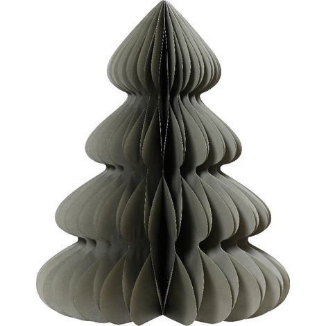 Dekobaum aus Papier grau 48 x 60 cm Figur