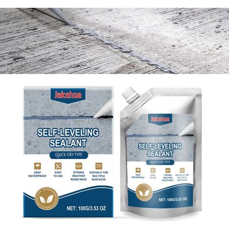 Mastic imperméable pour fissures, adhésif de réparation de joints imperméable, mastic d'étanchéité, enduit de remplissage, convient aux panneaux (1/5)