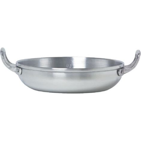 Plat À Œuf - Aluminium - Diamètre 20 Cm - Épaisseur 10/10Ème - Compatible Tous Feux Sauf Induction - 1 Pièce (1/2)