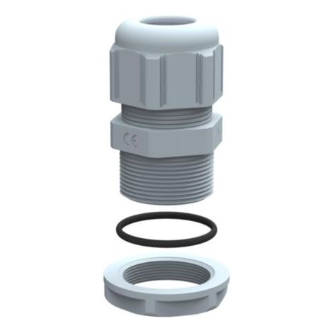 Presse-étoupe plastique IP68 filetage ISO63 gris RAL7001 - LEGRAND