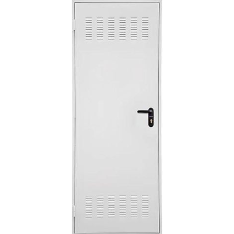 NOVOFERM ALSAL puerta d.ch. 7002100 blanca dcha. con rejilla