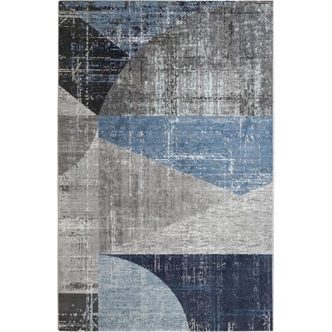 tappeto "double" blu celeste, 133x190 cm (1/3)