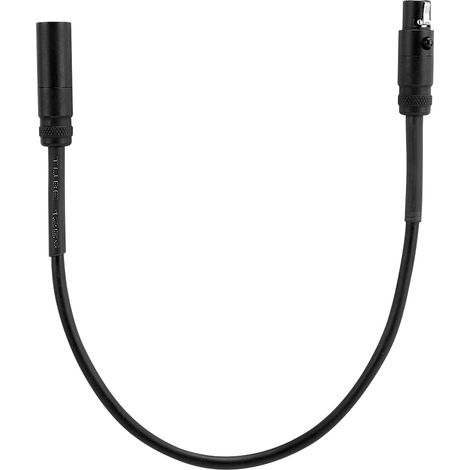 Câble audio Mini XLR 3 broches mâle vers femelle 0,3 m pour micro caméra DSLR et caméscope (1/5)