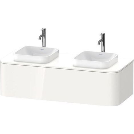 WTU HAPPY D.2 PLUS 1300x550mm 1 extension, centre en érable ES blanc brillant