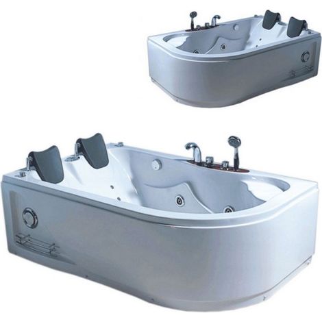 Bagno Italia Vasca idromassaggio 170x115cm rettangolare 15 getti versione destra (1/3)