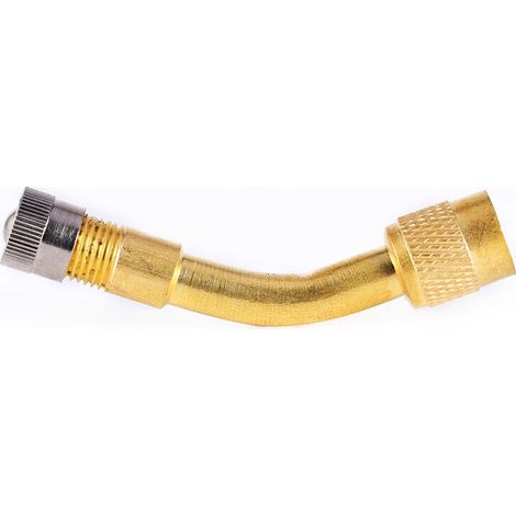 Jeffergarden Adaptateur d'extension de valve de pneu à angle de 135 degrés (1x) pour moto, voiture, camion, etc.