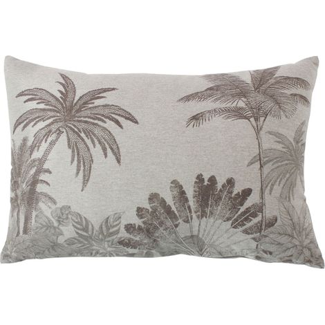 Coussin Déco Imprimé "Bali" 40x60cm Lin (1/2)