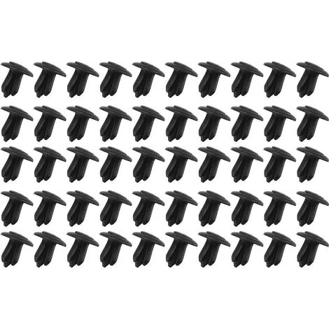 100 clips de fixation pour panneau d'accès lave-vaisselle, plinthe et garniture.-2X2X2CM-Black (1/2)