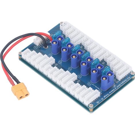 Paralleles Ladeboard für 2- bis 6S-LiPo-Akkus, Balancer-Ladeboard mit Sicherung für B6 und B6AC (1/5)