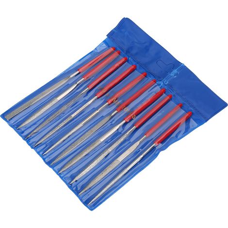 Lot de 6 limes pour sillet et chevalet de guitare, avec pierre à poncer et vis de rechange, kit d'entretien et accessoires de réparation pour instrument. (1/5)
