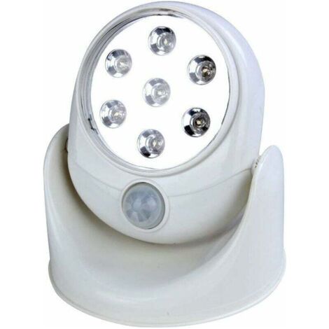 QORVA-Led Lamp 360° : Lampe Led Sans Fil Avec Détecteur De Mouvement Pivotante À 360° (1/4)