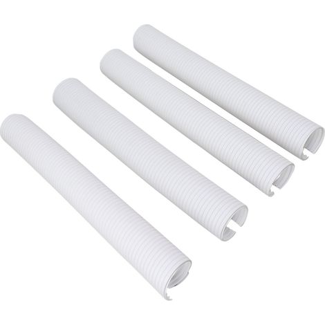 Protection de tronc d'arbre en plastique, protection d'écorce, tubes de culture pour protéger les jeunes plants des cerfs, lapins, chats, rongeurs et tondeuses (4 pièces) (1/5)