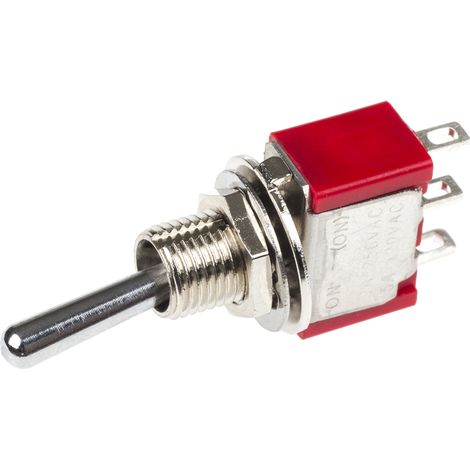 Interrupteur à levier RS PRO, On-(On), 1RT, 5 A @ 250 V c.a. ( Prix pour 1 ) (1/2)