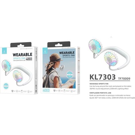 Filiyano-Ventilateur de voyage pratique et puissant - 4000 mAh
