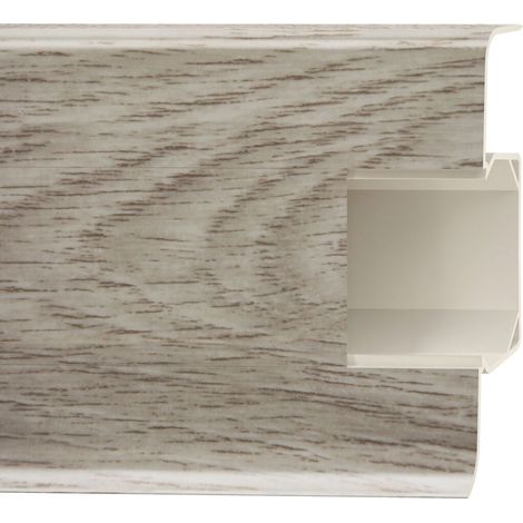 Tira de PVC Vox 21 x 66 de longitud 250cm Platan Bianco 1 unidad. (1/5)