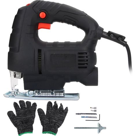 Scie sauteuse électrique 780W 220V avec prise UE, vitesse variable 6 positions, coupe multifonction manuelle pour bois et métal (1/5)
