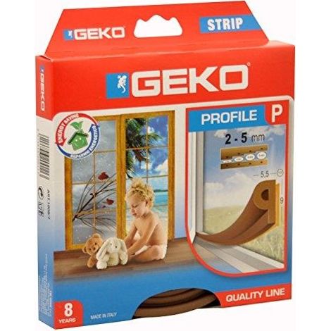 Geko Dichtung EPDM braun 6 Meter 9 mm für Abdichtungen