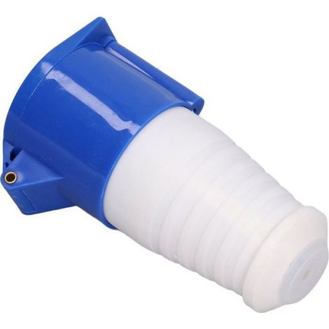 Prise industrielle étanche IP44 32A 250V bleue CEE 3 pôles mâle femelle (1/5)