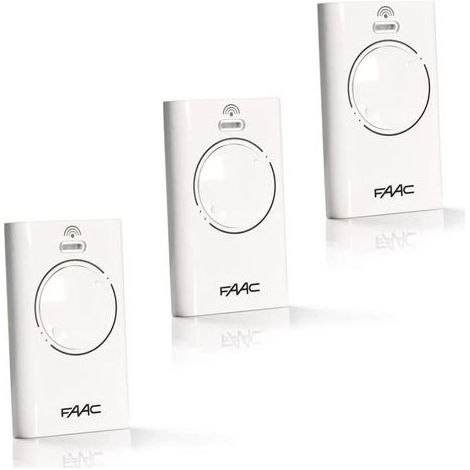 FAAC XT4 868 SLH Black Remote Control, 3-Pack - White (1/4)