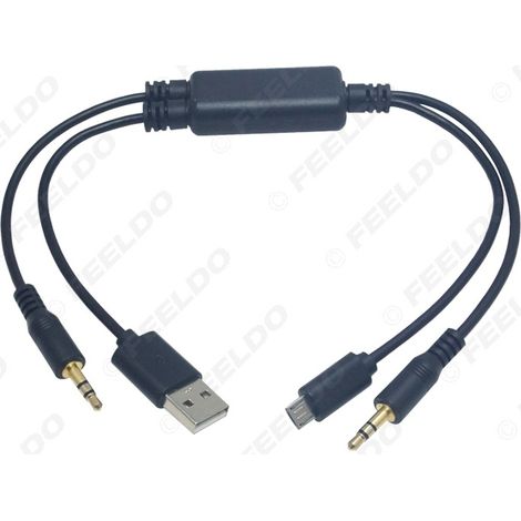 Kompatibel mit dem BMW AUX-Kabel, dem USB-Datenkabel für iPhone mini 5/5s und dem Apple Autoradio-Ladekabel (1/5)