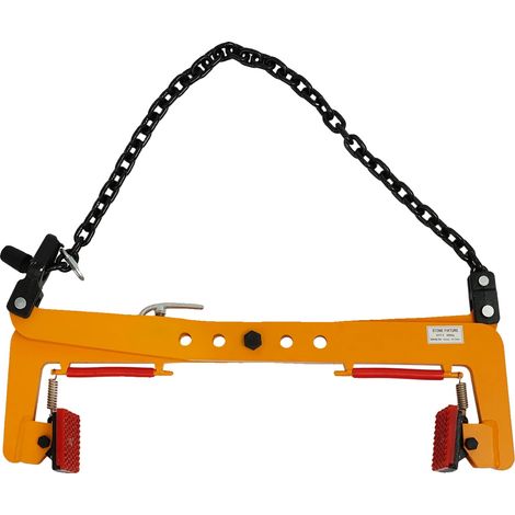 Pince de levage de pierre, ouverture de mandrin réglable, haute capacité de poids, Jaune (1/2)