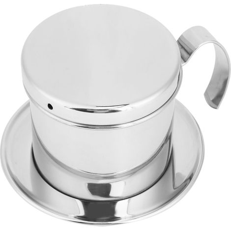 Cafetière vietnamienne à filtre, en acier inoxydable 304, cafetière domestique, argentée. (1/5)