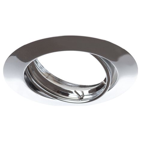 Faretto Incasso Soffitto Tondo Orientabile, IP65, Cromo Satinato