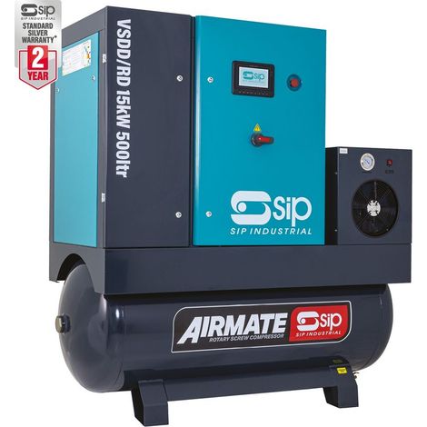 SIP 08273 Vsdd/Rd 15kW 10bar 500ltr Screw Compressor