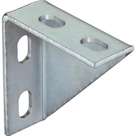 Fischer – Console d'angle acier galvanisé 4 mm – Dimensions 100 mm x 100 mm – Fixation murale, au sol ou plafond – Stabilité renforcée (1/2)