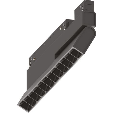 Sistema Magnetico Flessibile Ego Alluminio Nero 1 Luce 13W 3000K Dali Luce Calda