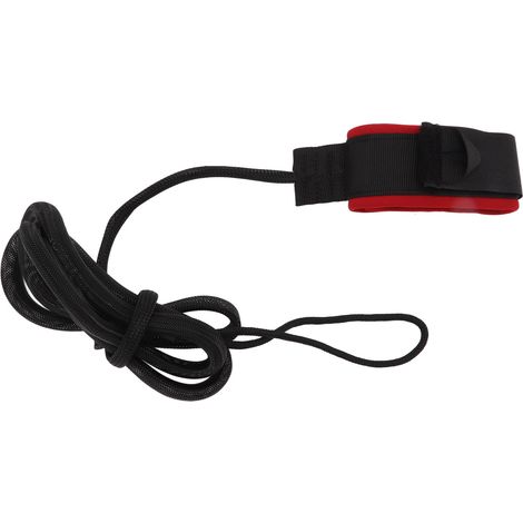 Planche de surf cordon de cheville réglable, bracelet de sécurité pour paddle board, accessoire extérieur noir et rouge (1/5)