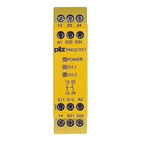 774306 PNOZ X2.1 24 VAC/DC 2 N/O PILZ