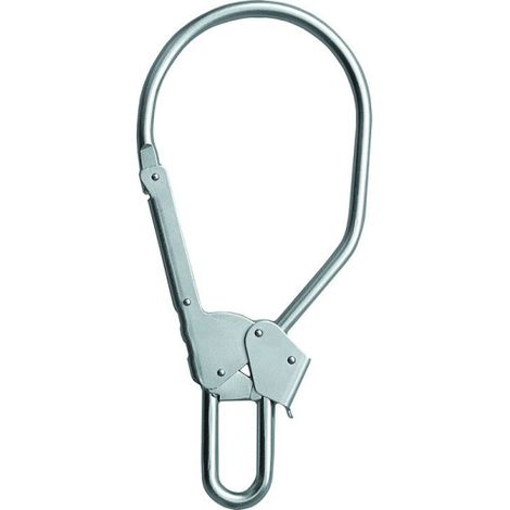 Gancho para andamios Ø83mm acero, cierre automático de doble seguridad