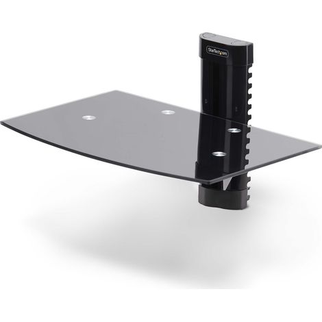 StarTech Estantería AV de Pared Flotante Negro Vidrio Templado (1/4)