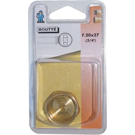 Tapón hembra 20x27 latón SC - Boutte