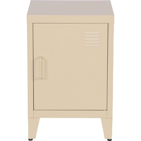 Mesita de estilo industrial con 1 puerta (1/5)
