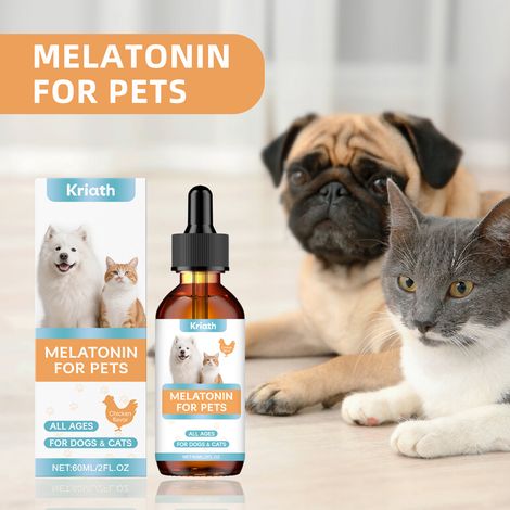 Gouttes pour le sommeil des chats et des chiens - Soin doux et apaisant, hydratant et brillant pour le pelage - 60 ml (1/5)