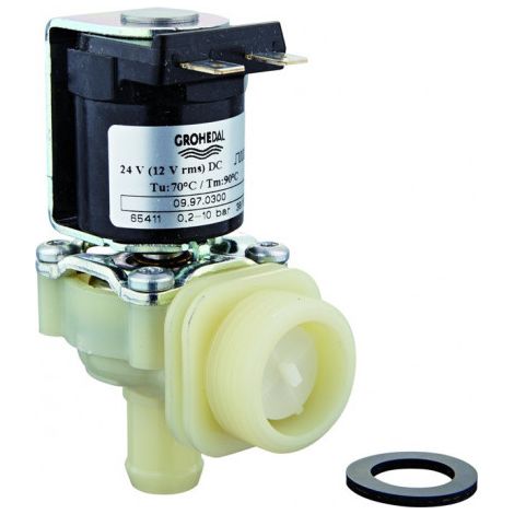 GROHE Électrovanne 42822 pour robinet de chasse mural avec commande électronique, 42822000