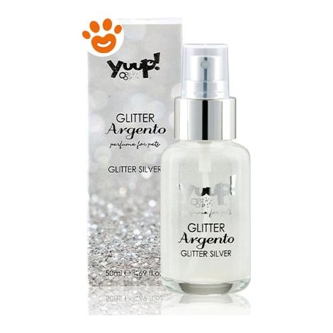 Yuup Dog&Cat Profumo Glitter Argento - Confezione 1 Pezzo - Igiene Cane
