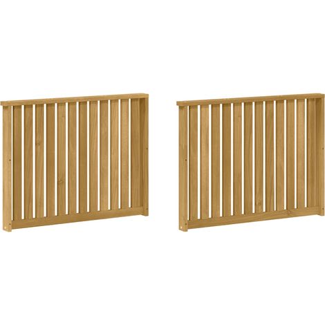 Módulo de Descansabrazos 2 pcs Blanco 80 x 6 x 61 cm vidaXL (1/5)