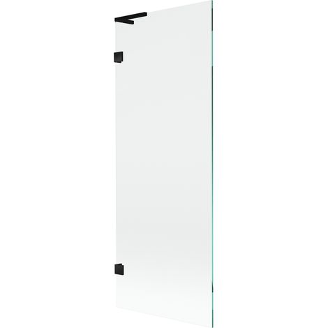 Mexen Lunar L paroi de baignoire pivotante à 1 volet 70 x 150 cm, transparent, noir - 897L-070-000-70-00 (1/5)